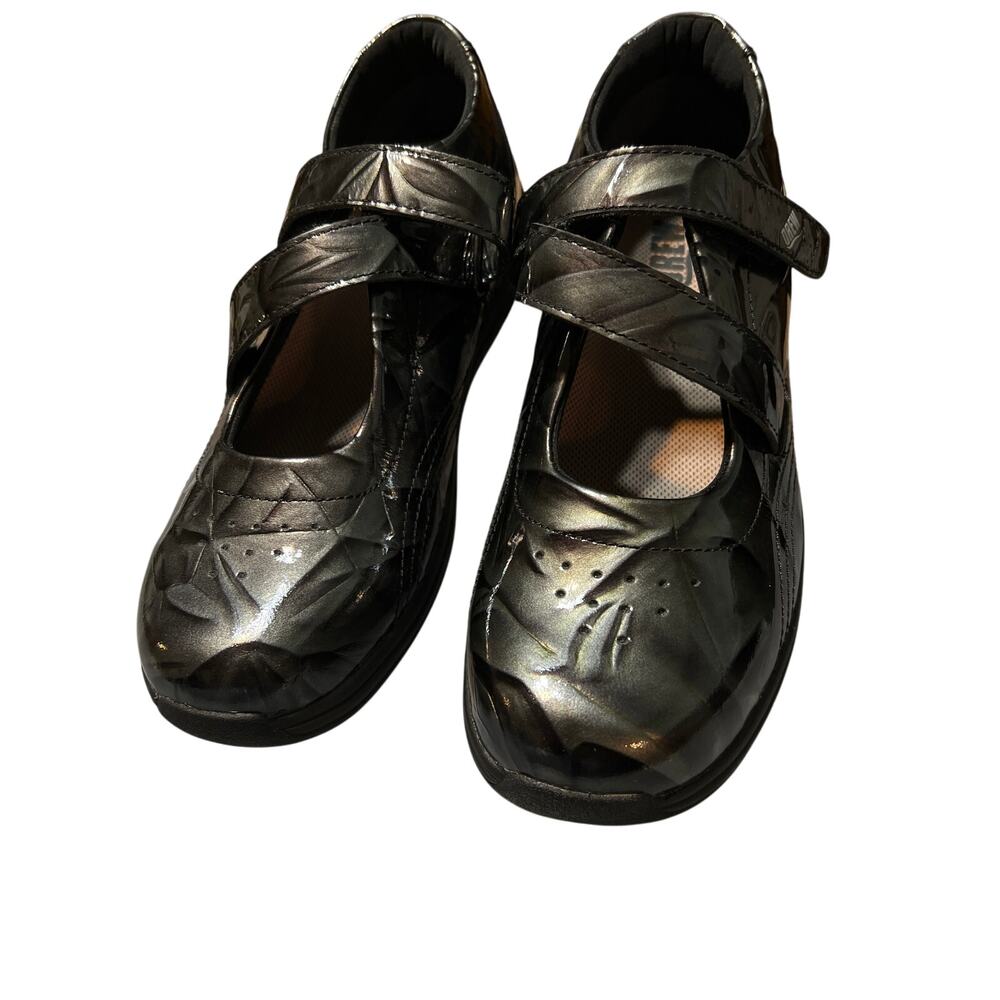 Drew Orchid Mary Jane Strap across Comfort Shoes Size 8 in Grey Marble